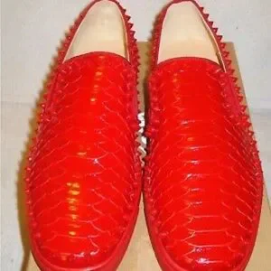 COPY - AUTH NEW MEN CHRISTIAN LOUBOUTIN PIK BOAT SPIKE PYTHON CRYSTAL EU 41 USA… Christian Louboutin | Shoes | Copy Auth New Men Christian  main image 4